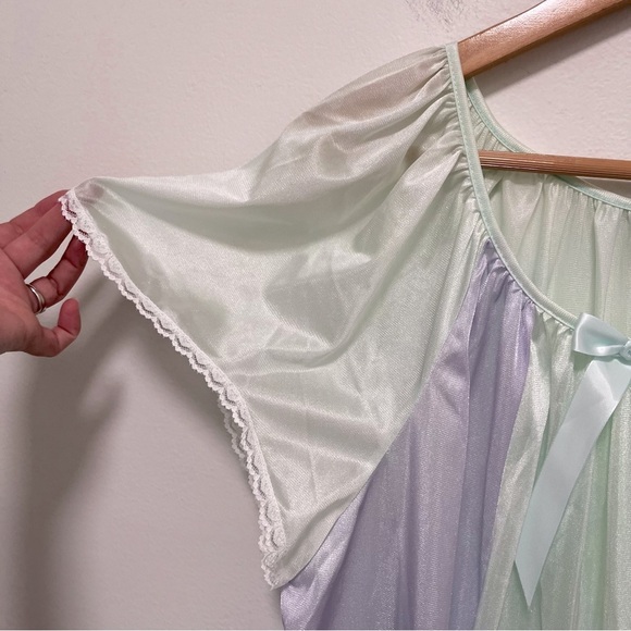 GRANADA New York Vintage Babydoll Lace Trim Nightgown Size 2X - Picture 6 of 7